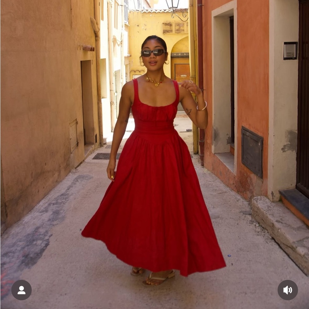 Reformation Red Maxi Dress